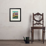 Castle Mountains National Monument, CA - Art Print, 8x10 / Standard / Black