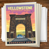 Yellowstone: Roosevelt Arch - Notecards, Notecards