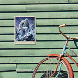 Mythical Creatures: Himalayan Yeti - Metal Sign, Metal Sign / 9x12
