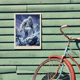 Mythical Creatures: Himalayan Yeti - Metal Sign, Metal Sign / 12x16
