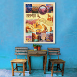 Grand Canyon National Park: Map Collage (Vertical) - Canvas, Canvas / 30x40