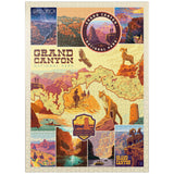 Grand Canyon National Park: Map Collage (Vertical) - Puzzle, Puzzle / 1000 / Assembled