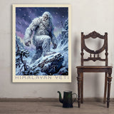 Mythical Creatures: Himalayan Yeti - Art Print, 36x48
