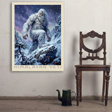 Mythical Creatures: Himalayan Yeti - Art Print, 30x40