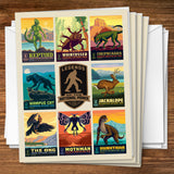 Legends Of The National Parks: Multi-Image Print 5 - Notecards, Notecards