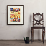 Grand Canyon National Park: Map Collage (Vertical) - Art Print, 18x24 / Standard / Brown