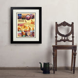 Grand Canyon National Park: Map Collage (Vertical) - Art Print, 18x24 / Deluxe / Black