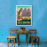 Castle Mountains National Monument, CA - Canvas, Canvas / 24x32