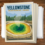 Yellowstone Morning Glory Pool - Notecards, Notecards