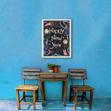 A Greeting Card: Happy New Year! - Canvas, Canvas / 18x24