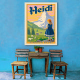 Heidi: Johanna Spyri - Canvas, Canvas / 30x40