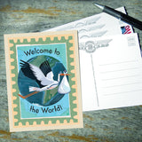 A Greeting Card: Welcome To The World, Baby! - Postcards, Postcards