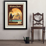Arabian Dawn Coffee Blend - Art Print, 24x32 / Deluxe / Black