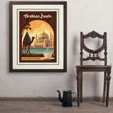Arabian Dawn Coffee Blend - Art Print, 24x32 / Deluxe / Brown