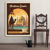Arabian Dawn Coffee Blend - Art Print, 36x48