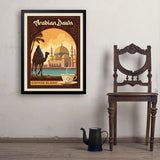 Arabian Dawn Coffee Blend - Art Print, 24x32 / Simple / Black