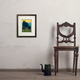 Wisconsin State Pride: Black Bears - Art Print, 8x10 / Standard / Brown