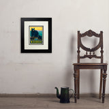Wisconsin State Pride: Black Bears - Art Print, 8x10 / Deluxe / Black