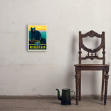Wisconsin State Pride: Black Bears - Art Print, 11x14