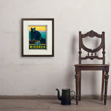 Wisconsin State Pride: Black Bears - Art Print, 11x14 / Standard / Brown