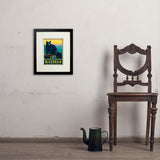 Wisconsin State Pride: Black Bears - Art Print, 8x10 / Standard / Black