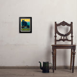 Wisconsin State Pride: Black Bears - Art Print, 8x10 / Simple / Black
