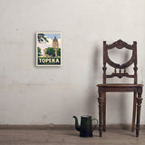 Topeka, Kansas - Art Print, 11x14