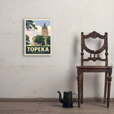 Topeka, Kansas - Art Print, 18x24