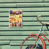 Grand Canyon National Park: Map Collage (Vertical) - Metal Sign, Metal Sign / 9x12