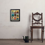 Legends Of The National Parks: Multi-Image Print 5 - Art Print, 11x14 / Simple / Black