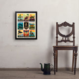 Legends Of The National Parks: Multi-Image Print 5 - Art Print, 18x24 / Simple / Black