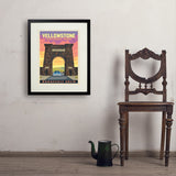 Yellowstone: Roosevelt Arch - Art Print, 18x24 / Standard / Black