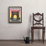 Yellowstone: Roosevelt Arch - Art Print, 18x24 / Simple / Brown