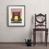 Yellowstone: Roosevelt Arch - Art Print, 18x24 / Standard / Gray
