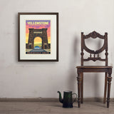 Yellowstone: Roosevelt Arch - Art Print, 18x24 / Standard / Brown