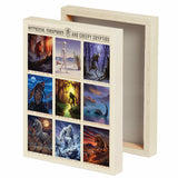 Mythical Creatures & Creepy Cryptids: Multi-Image Print - Canvas, Canvas