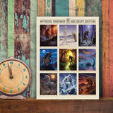 Mythical Creatures & Creepy Cryptids: Multi-Image Print - Canvas, Canvas / 9x12