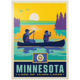 Minnesota State Pride (Old Flag) - Puzzle, Puzzle / 1000 / Assembled