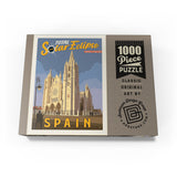 ...2026 Total Solar Eclipse: León, Spain - Puzzle, Puzzle / 1000 / Box / Front