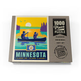 Minnesota State Pride (Old Flag) - Puzzle, Puzzle / 1000 / Box / Front
