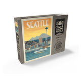 Seattle, WA: Ferry - Puzzle, Puzzle / 500 / Box / Angle
