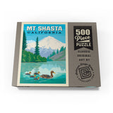 Mount Shasta, California - Puzzle, Puzzle / 500 / Box / Front