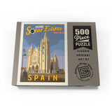 ...2026 Total Solar Eclipse: León, Spain - Puzzle, Puzzle / 500 / Box / Front