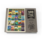 movisitmissourimulti-imageprint - Puzzle / 500 / Box / Front