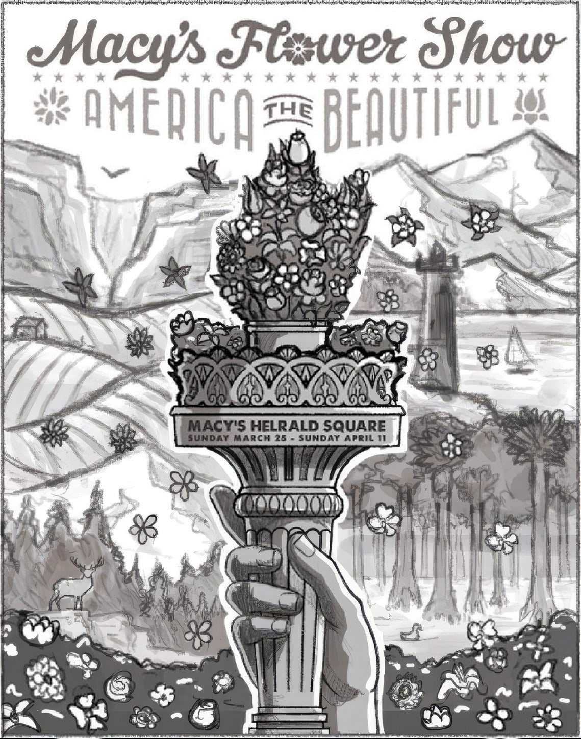 Macy’s Flower Show, Poster Concepts