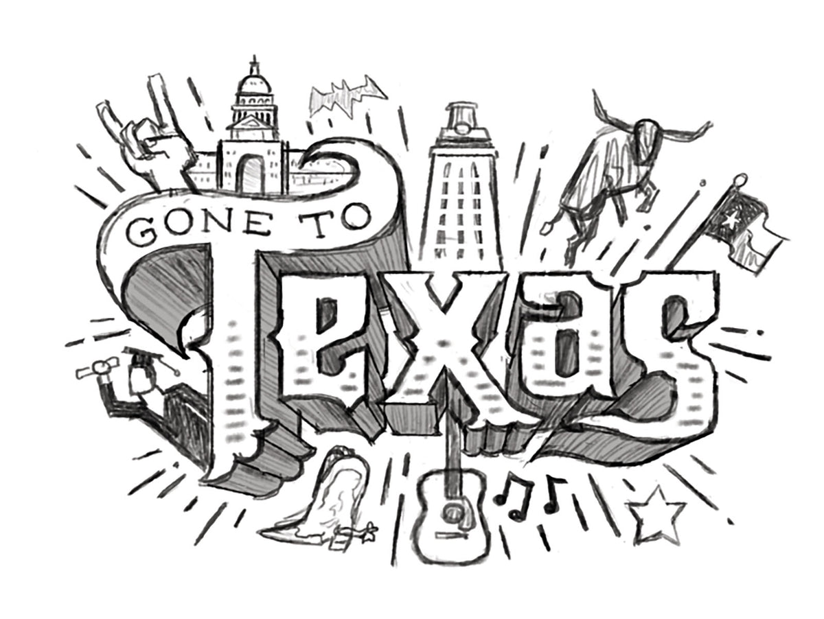 Gone to Texas, Concept Sketches
