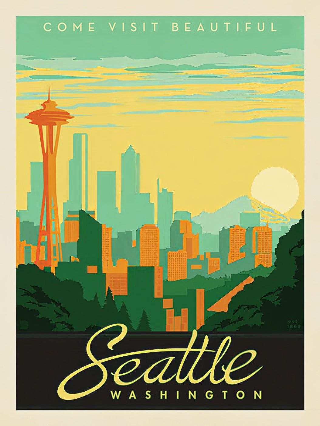 Seattle WA Skyline