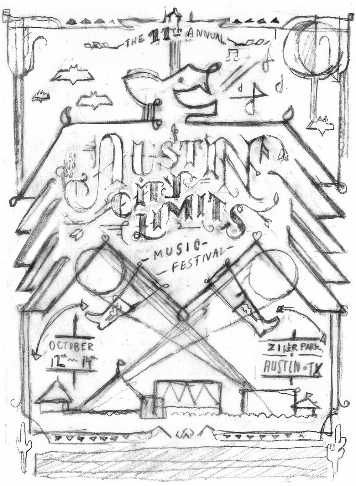 Austin City Limits, Concept Sketches