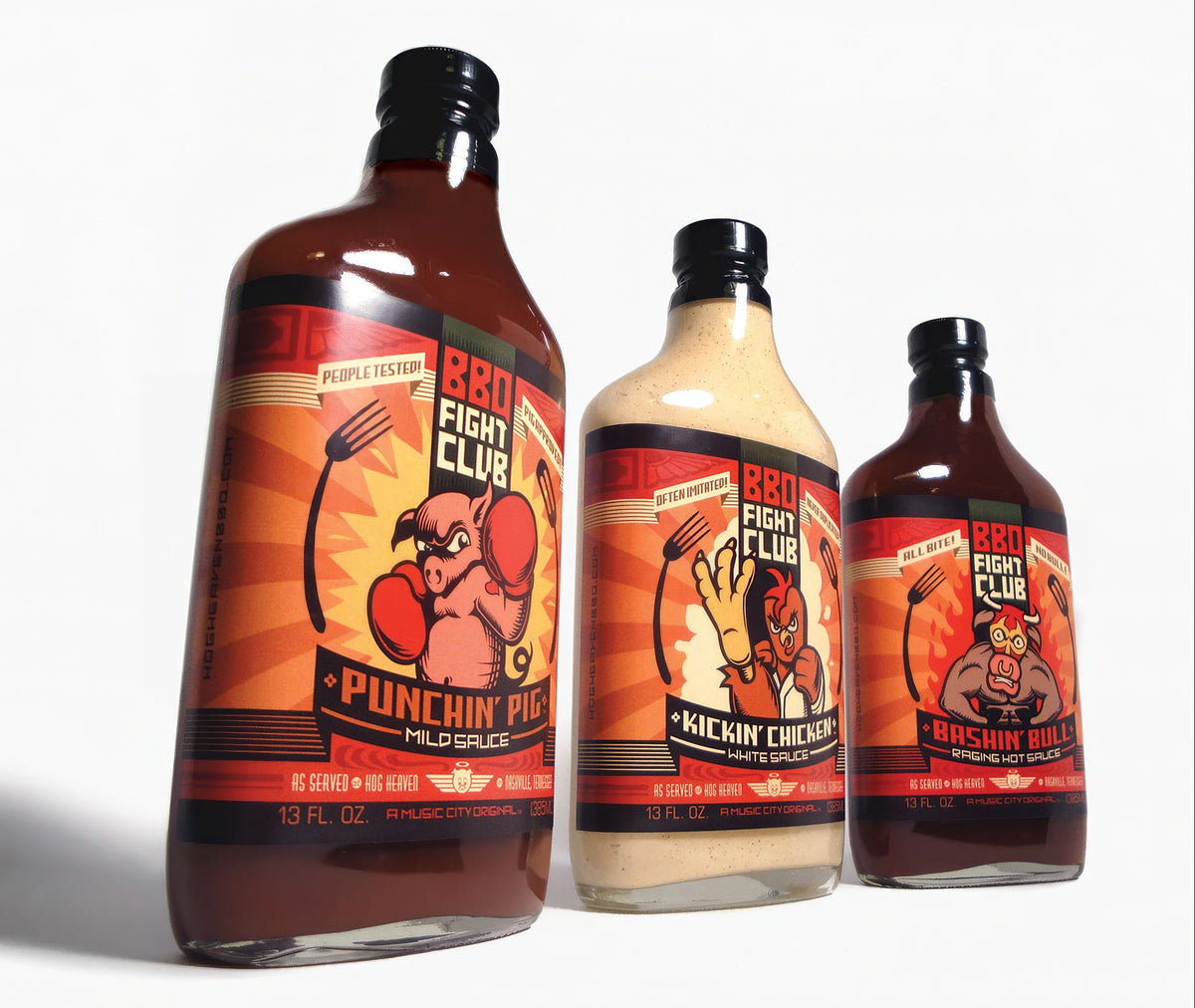 Hog Heaven BBQ, Labels