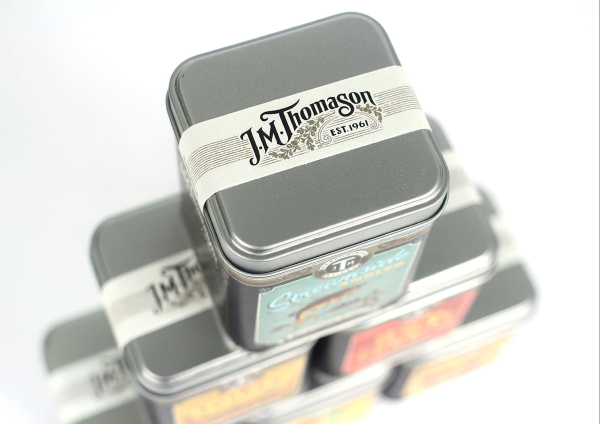 J.M. Thomason Spices, Tin Labels